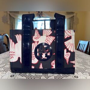 Tory Burch Mini Tory Tote (style no. 20085815, "Navy Dove”)